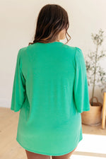 Cali Blouse in Emerald