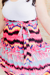 Watch Me Twirl Abstract Skirt