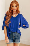 Cali Blouse in Royal Blue