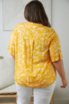 Clementine Floral Button Up Blouse