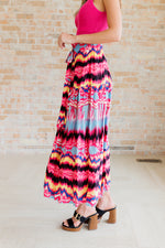 Watch Me Twirl Abstract Skirt