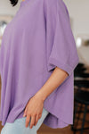 Lilac Whisper Dolman Sleeve Top