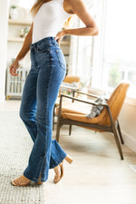 Judy Blue Augusta High Rise Control Top Slit Hem Bootcut