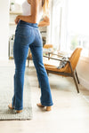 Judy Blue Augusta High Rise Control Top Slit Hem Bootcut