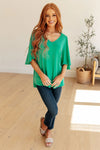 Cali Blouse in Emerald