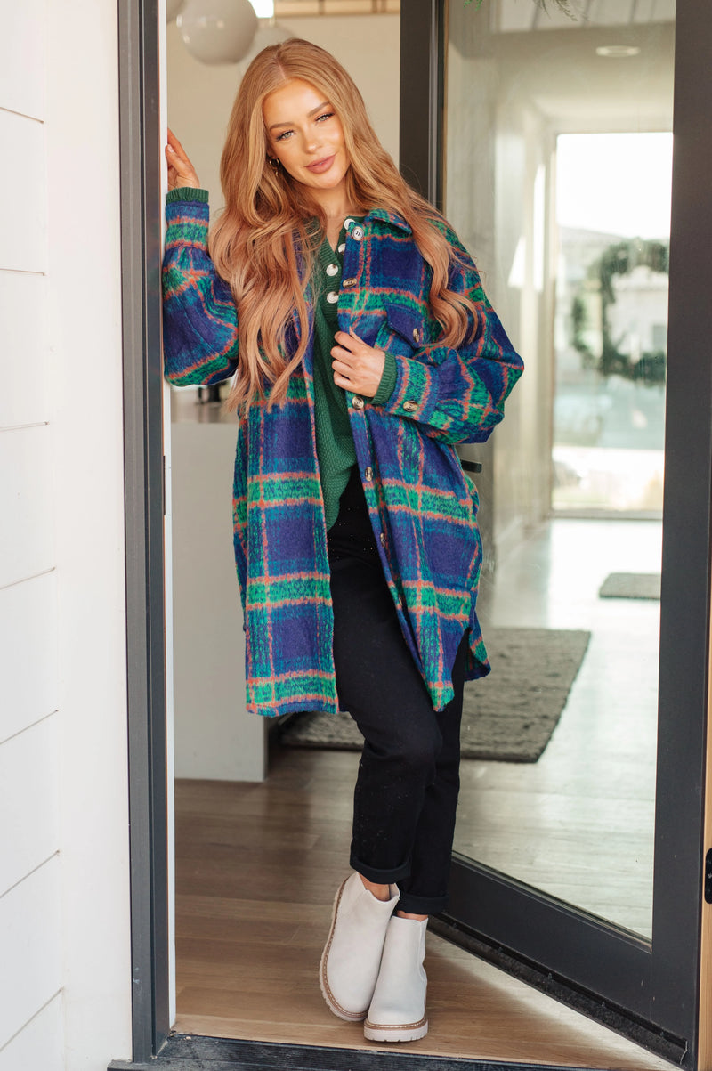 No Tears Plaid Coat