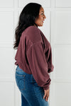 Beyond the Basics Pullover in Eggplant