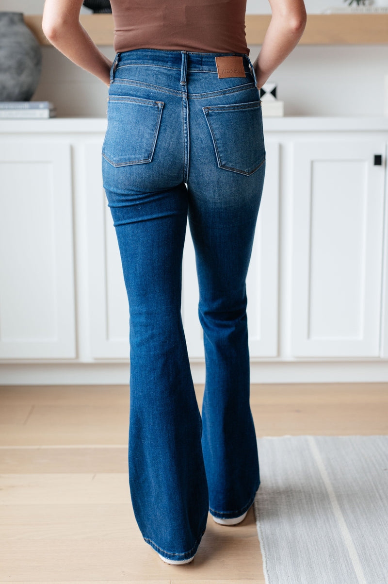 Judy Blue Cameron High Rise Classic Flare Jeans