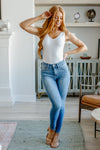 Judy Blue Catherine Mid Rise Vintage Skinny Jeans