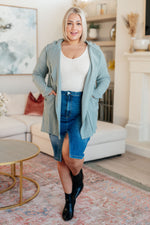 Risen Always Be There Cargo Denim Skirt