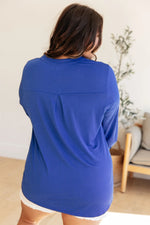 Lizzy Top in Royal Blue