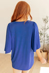 Cali Blouse in Royal Blue