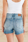 Judy Blue Elle High Rise Rhinestone Cutoff Shorts