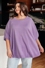 Lilac Whisper Dolman Sleeve Top