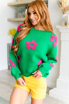 Follow Your Heart Drop Shoulder Sweater