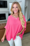 Feels Like Me Dolman Sleeve Top in Bubble Gum Pink