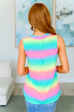 Lizzy Tank Top in Sherbet Haze