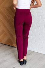 Magic Straight Pants in Wine