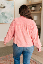 Main Stage Corduroy Jacket in Neon Pink