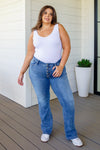 Judy Blue Matilda Mid Rise Vintage Button Fly Bootcut Jeans