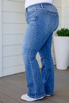 Judy Blue Matilda Mid Rise Vintage Button Fly Bootcut Jeans