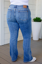 Judy Blue Matilda Mid Rise Vintage Button Fly Bootcut Jeans