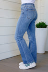 Judy Blue Matilda Mid Rise Vintage Button Fly Bootcut Jeans