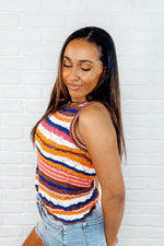 Max Aura Points Striped Knit Tank