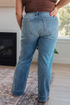 Judy Blue Mindy Mid Rise Wide Leg Jeans