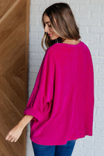 Pink Thoughts Chenille Blouse