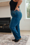 Judy Blue Pippa High Rise Button Fly Straight Jeans