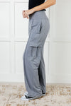 Race to Relax Cargo Pants in Rhino Grey