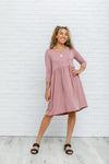 Weekender Dress In Mauve