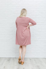 Weekender Dress In Mauve