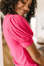 Tender Kisses Top in Fuchsia