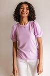 Tender Kisses Top In Lavender