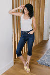 Judy Blue Classy Crop Capris