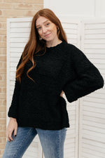 Snuggle Up Sweater in Black