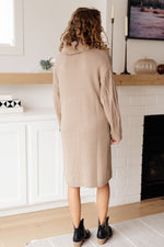 Bundled Beauty Turtleneck Sweater Dress