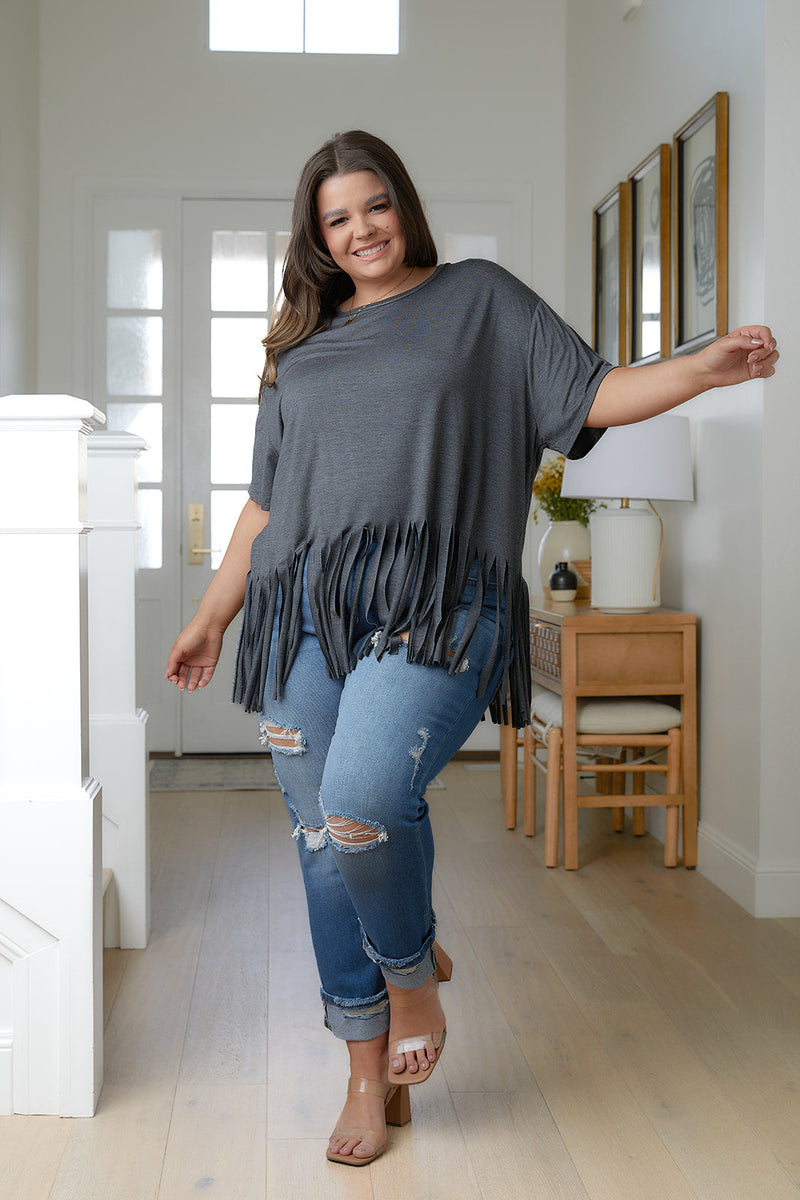 Blake Fringe Hem Top