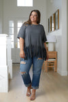 Blake Fringe Hem Top