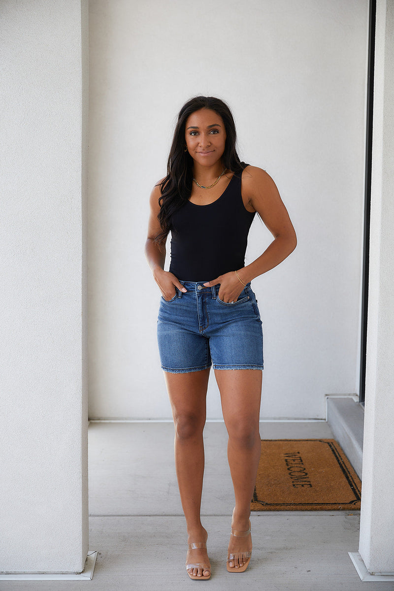 Judy Blue Rory High Rise Denim Shorts