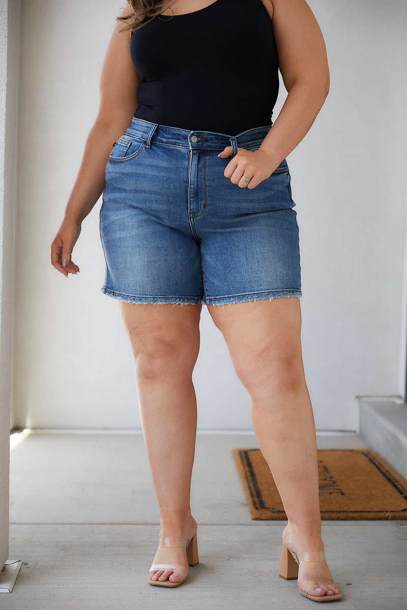 Judy Blue Rory High Rise Denim Shorts