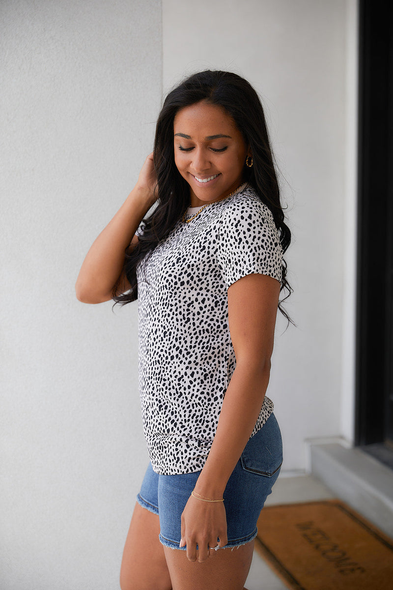 Don't Tame Me Animal Print Top