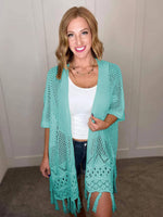 PREORDER: Crochet Cardigan in Six Colors