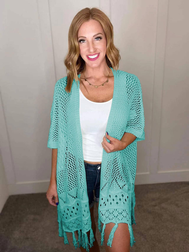 PREORDER: Crochet Cardigan in Six Colors