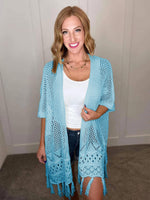 PREORDER: Crochet Cardigan in Six Colors