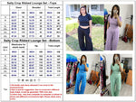 PREORDER: Petite Length Cropped Lounge Set in Four Colors