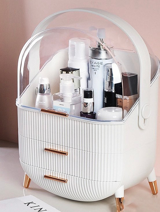 PREORDER: Ava Beauty Storage in White