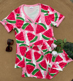 PREORDER: Short Sleeve Pajama Set in Assorted Prints
